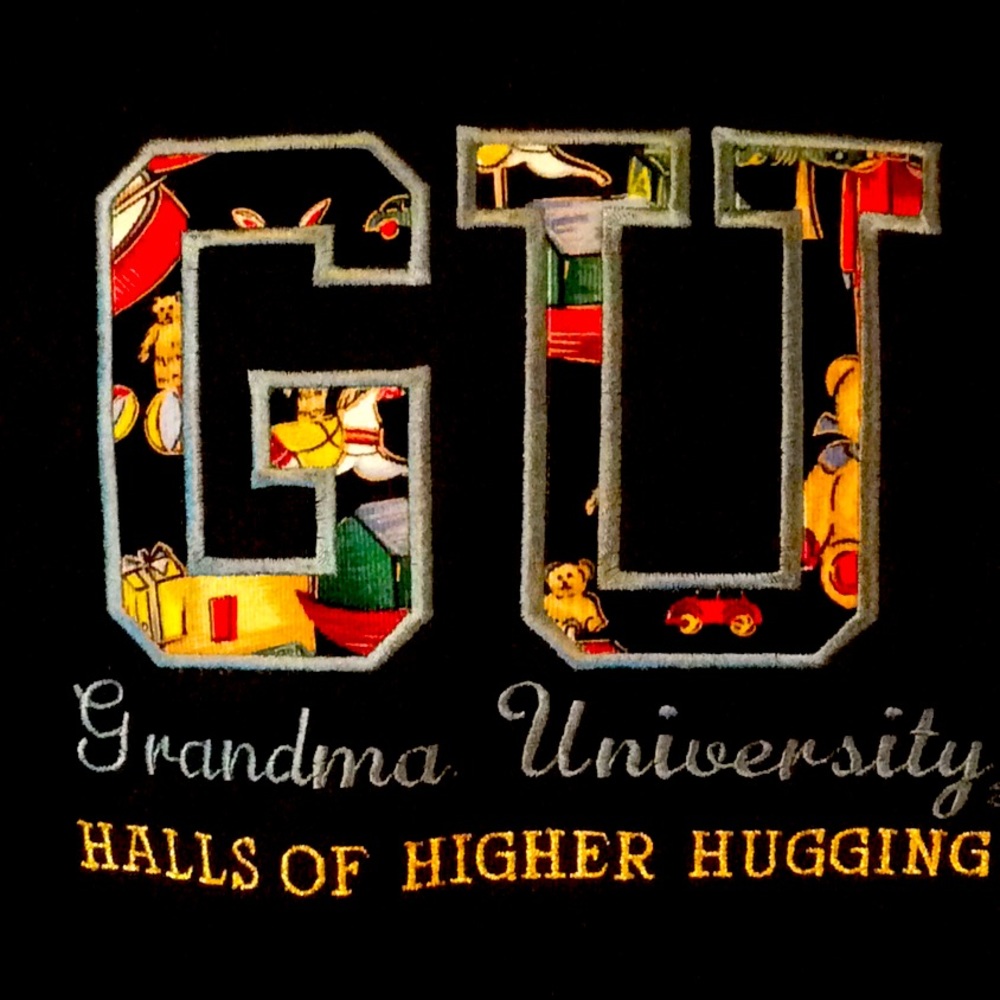 Christmas Grandma University Sweatshirt W/Collar!